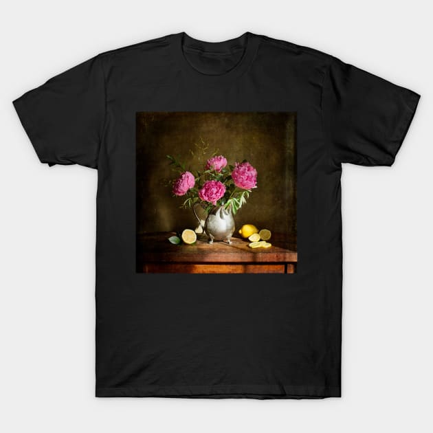 Peonies II T-Shirt by TammySwarek